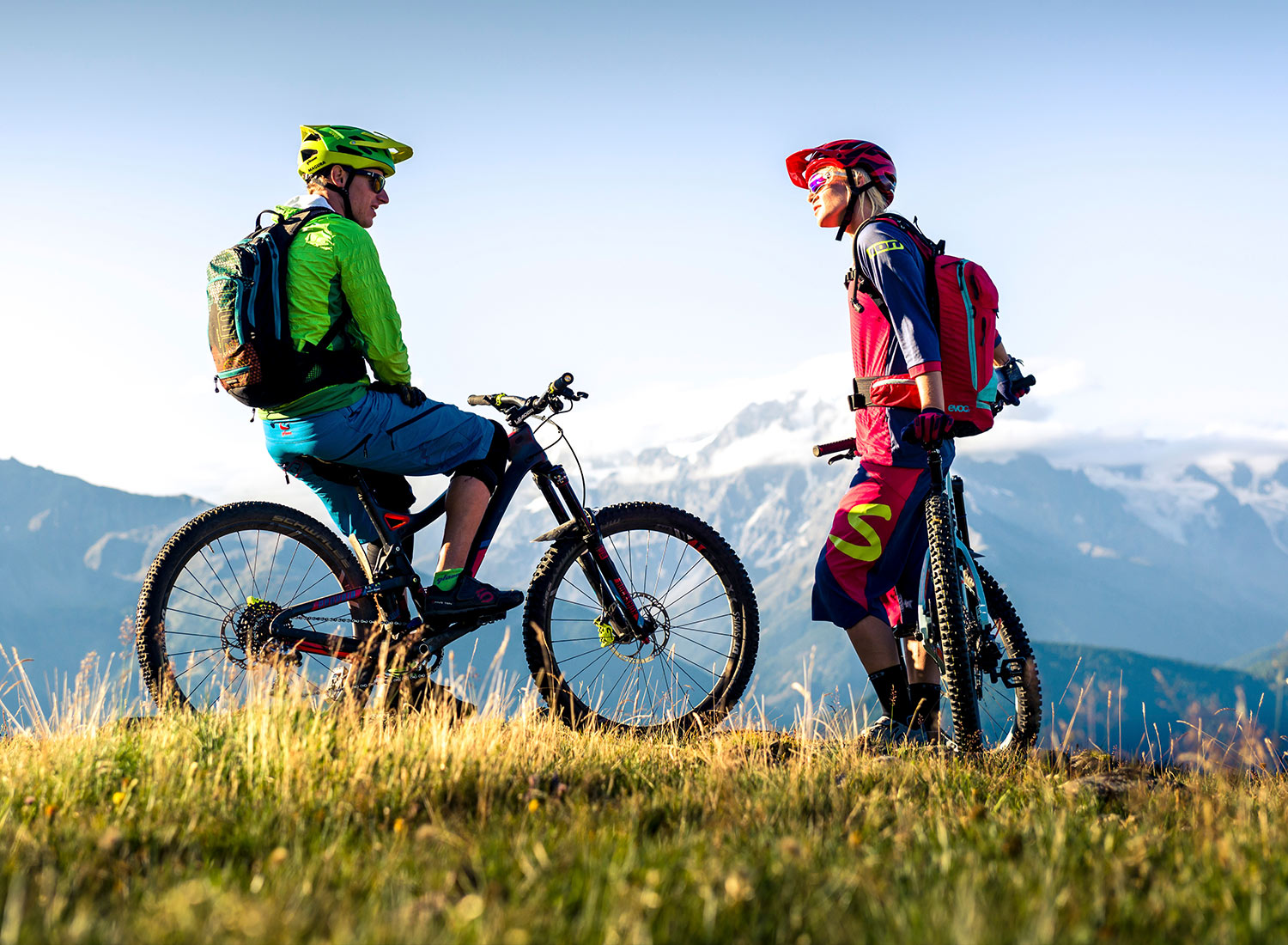 In mountain bike attraverso le Dolomiti