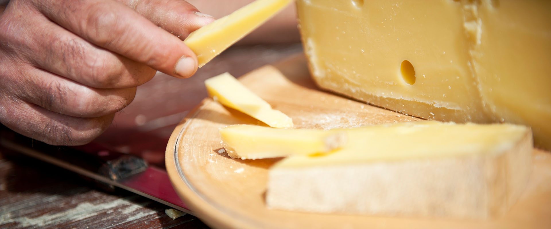 Traditionelle Käserei - Käse- und Milchprodukte